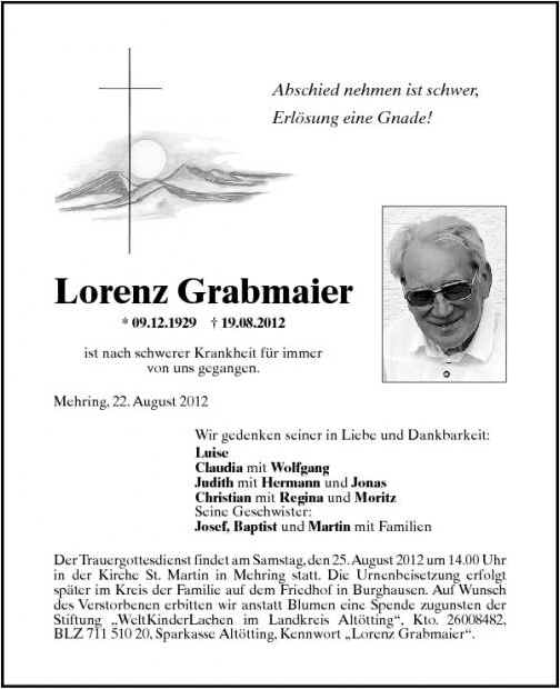 lorenz grabmaier